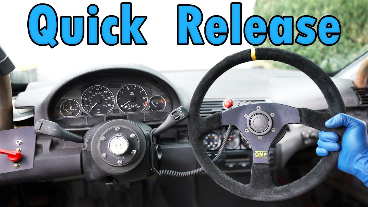 How to PROPERLY Install a Quick Release Steering Wheel (with Working ...