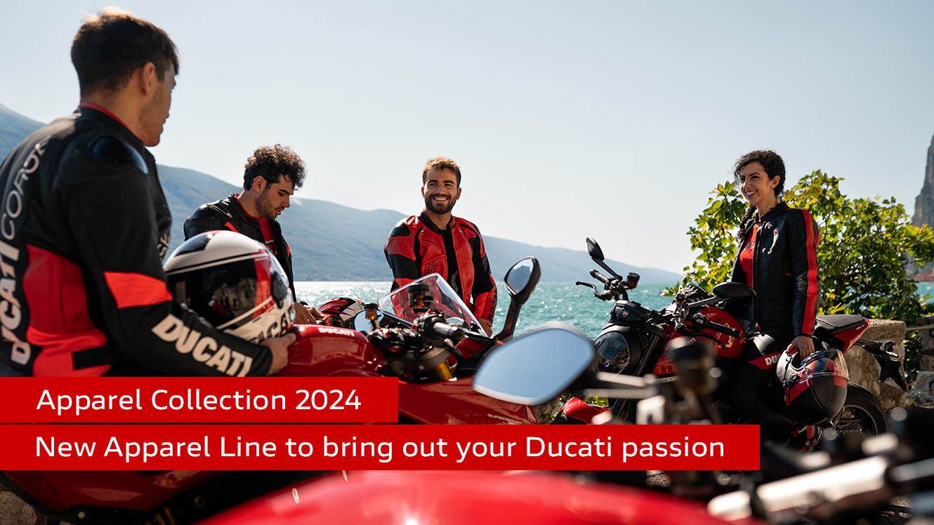 Ducati presents the 2024 apparel collection: style, comfort and safety to live your passion