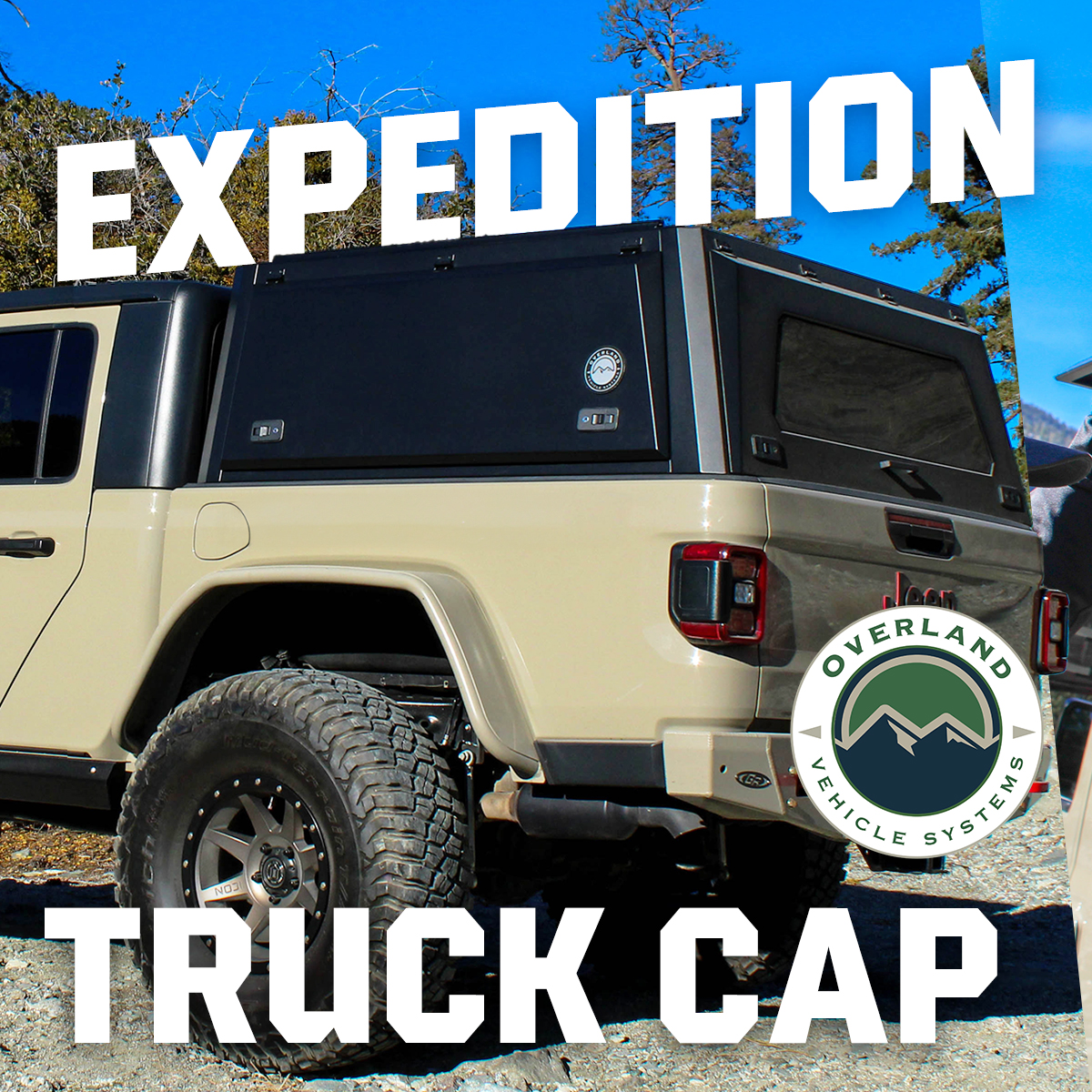 OVERLAND VEHICLE SYSTEMS RELEASES THEIR EXPEDITION – TRUCK CAP W/FULL WING DOORS, FRONT AND REAR WINDOWS & 3RD BRAKE LIGHT